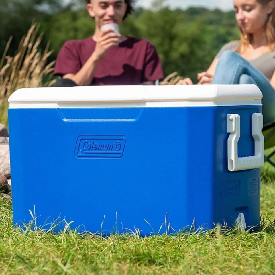 Soğutucu Buzluk - Coleman - Poly Lite 48 QT - 45.7 lt - Mavi/Beyaz