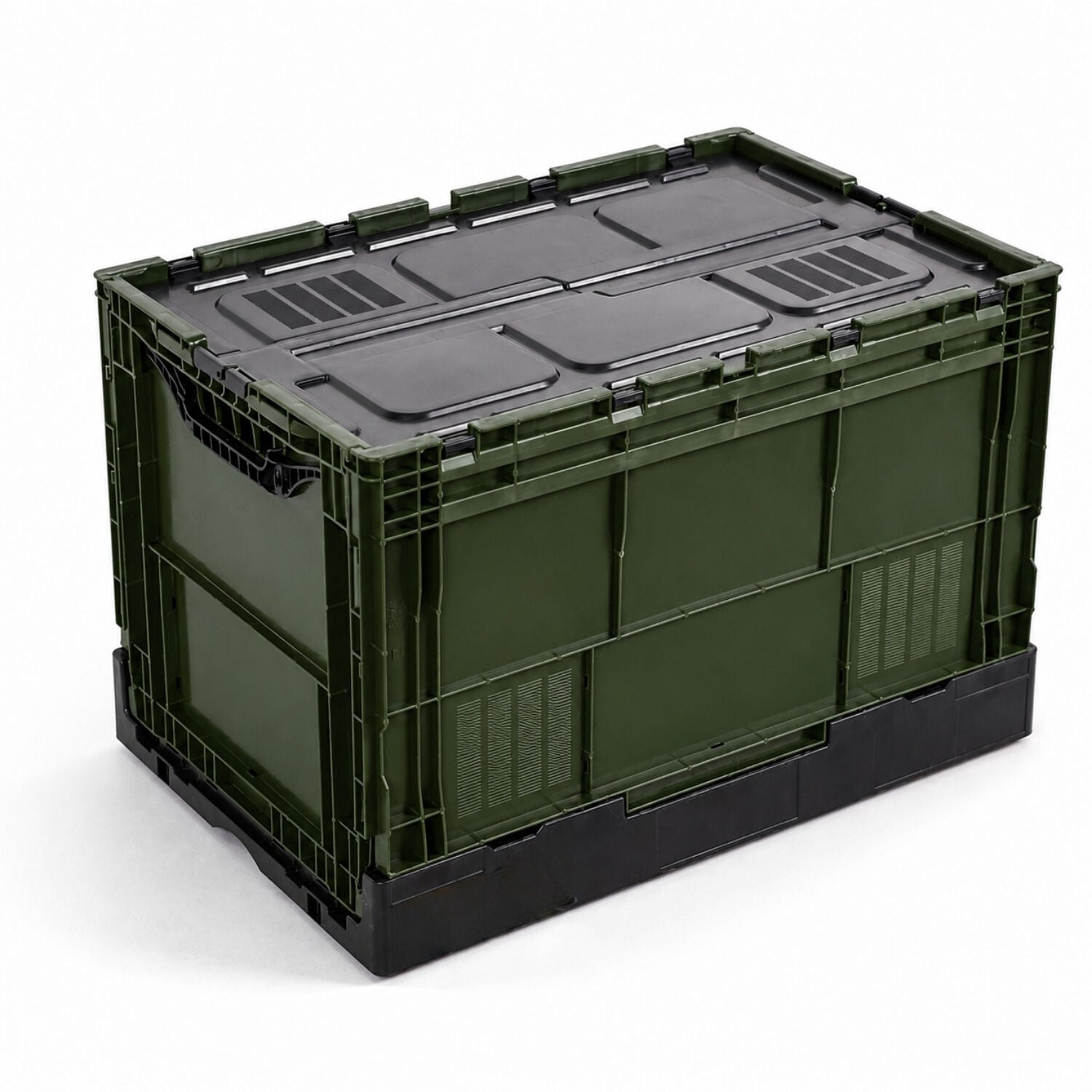 Katlanabilir Kamp Saklama Kutusu - 80  LT - FreeCamp - Siyah - 205987