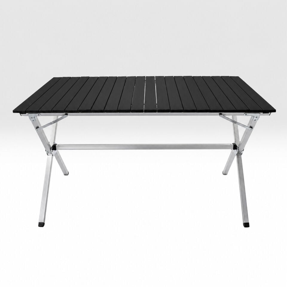 Katlanabilir Alüminyum Kamp Masası - 6/8 Kişilik - Tundra Dark - Taşıma Çantalı