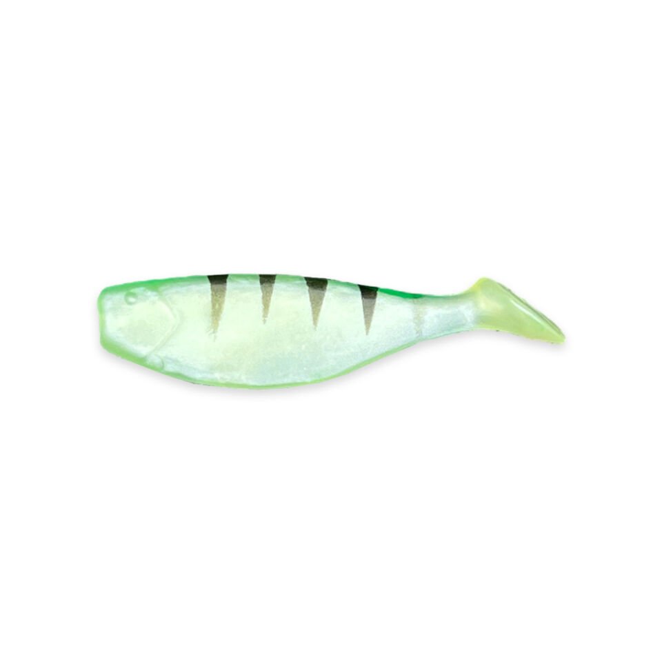 Silikon Balık Yem - Savex Bongo - 8cm - Yeşil Kaplan (17080-P010)