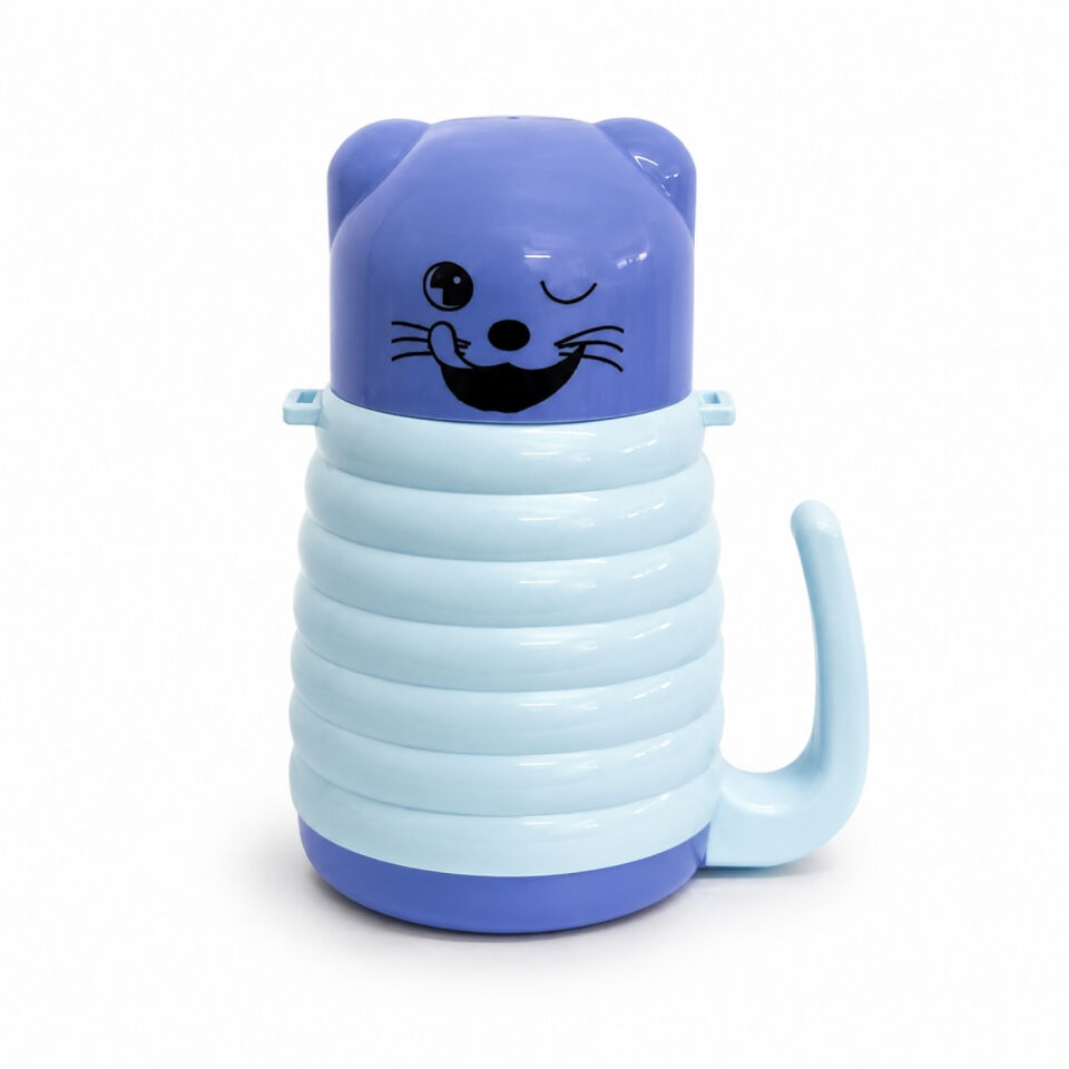 Çocuk Çelik Matara - Emojili - 350 ml - Mavi - 200339
