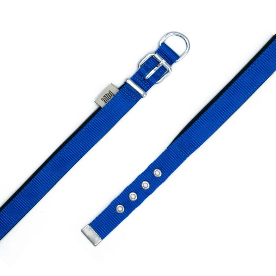 Doggie Konfor Dokuma Boyun Tasması Royal Mavi 2.0*35-40 cm (DSBT-2010 M)