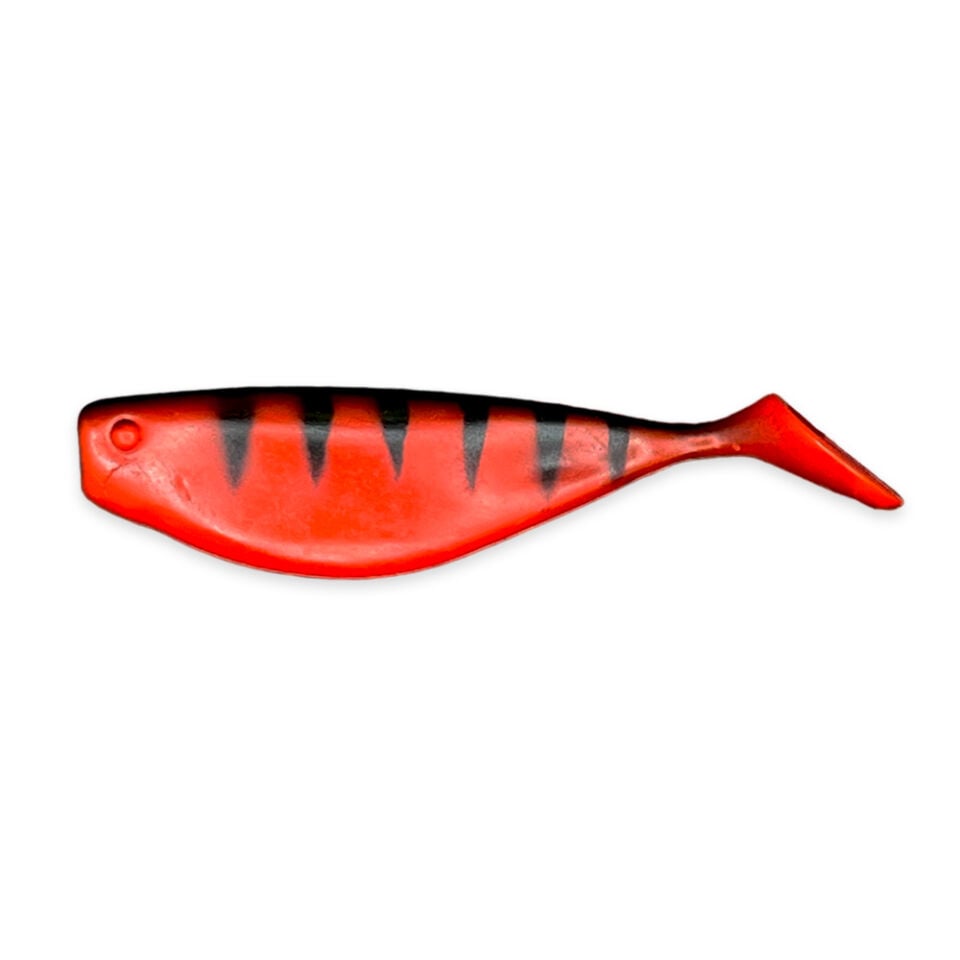 Silikon Balık Yem - Savex Bongo - 10cm - Kırmızı Kaplan (17100-P09)