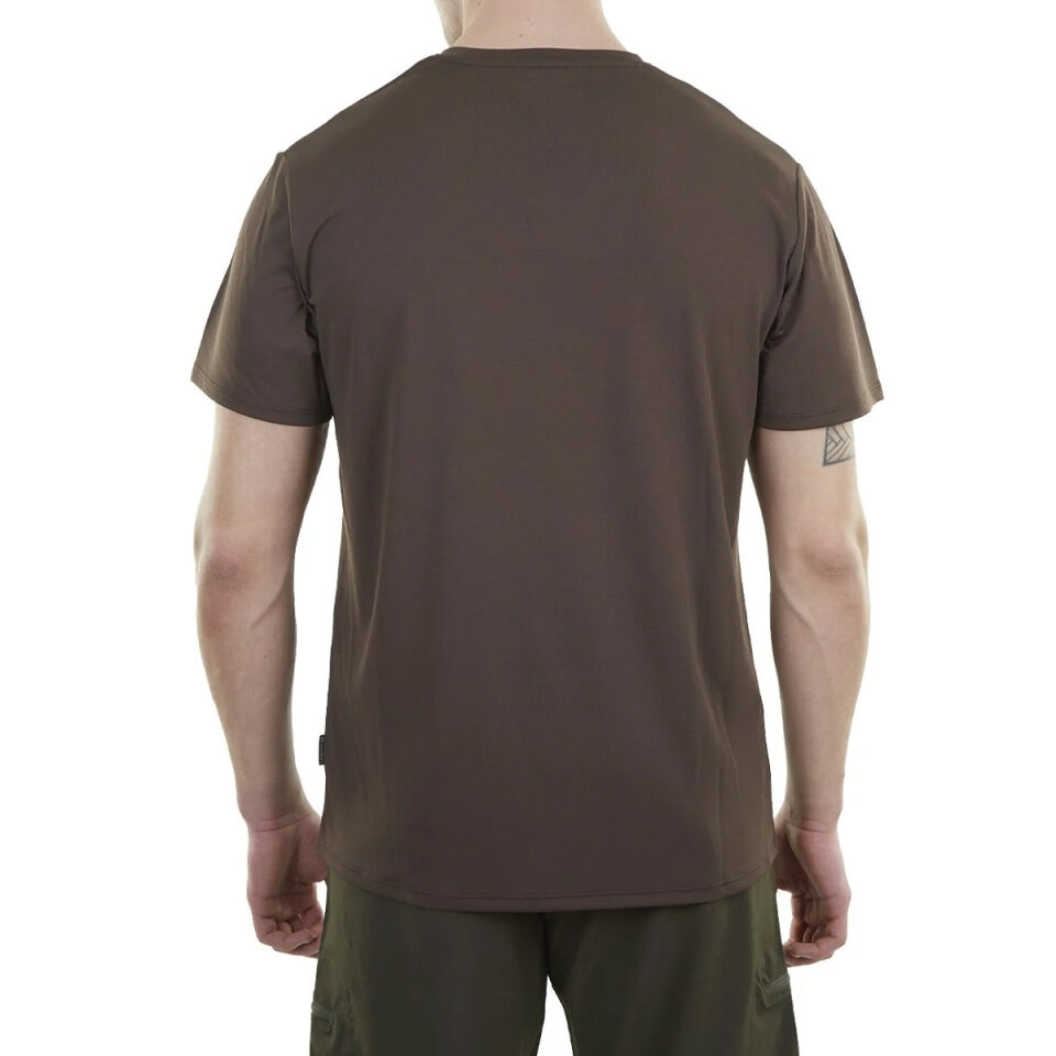 Spor Erkek Tişört - Hızlı Kuruyan Tişört - Ultra Dry - Kahve (600612)