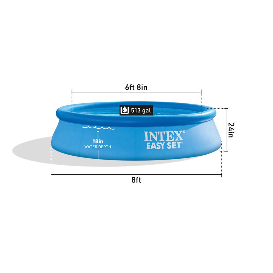 Şişme Aile Havuzu - Intex - Easy - 244 x 61 cm (28106)