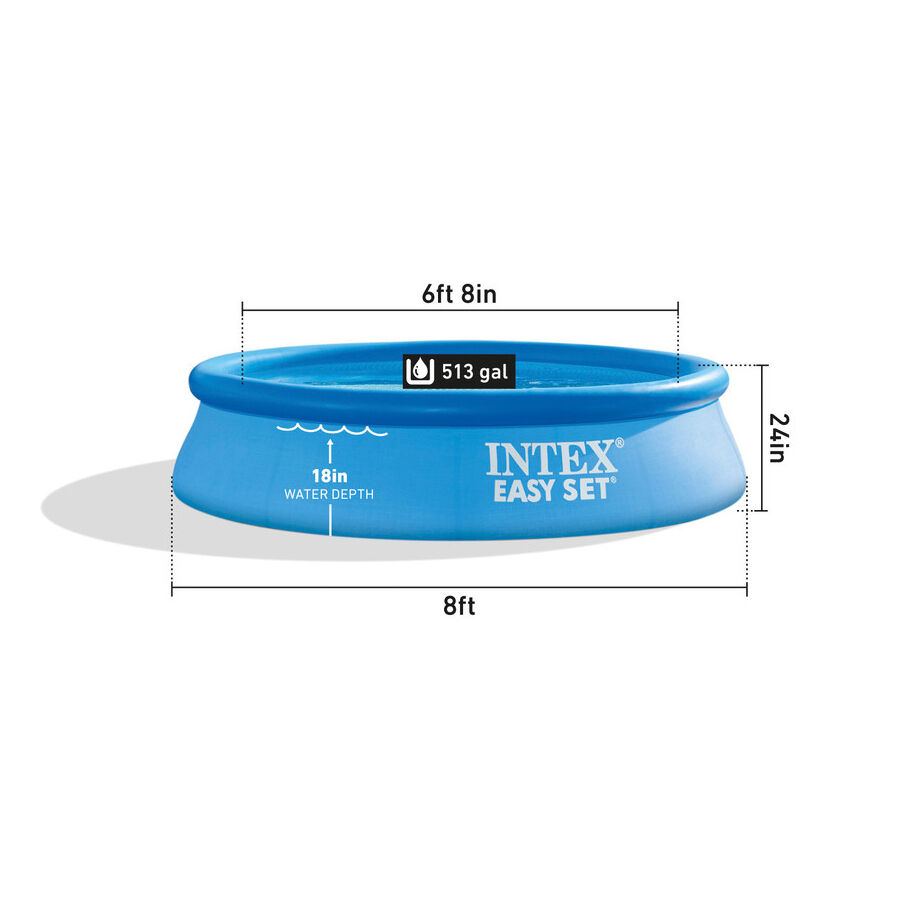 Şişme Aile Havuzu - Intex - Easy - 244 x 61 cm (28106)