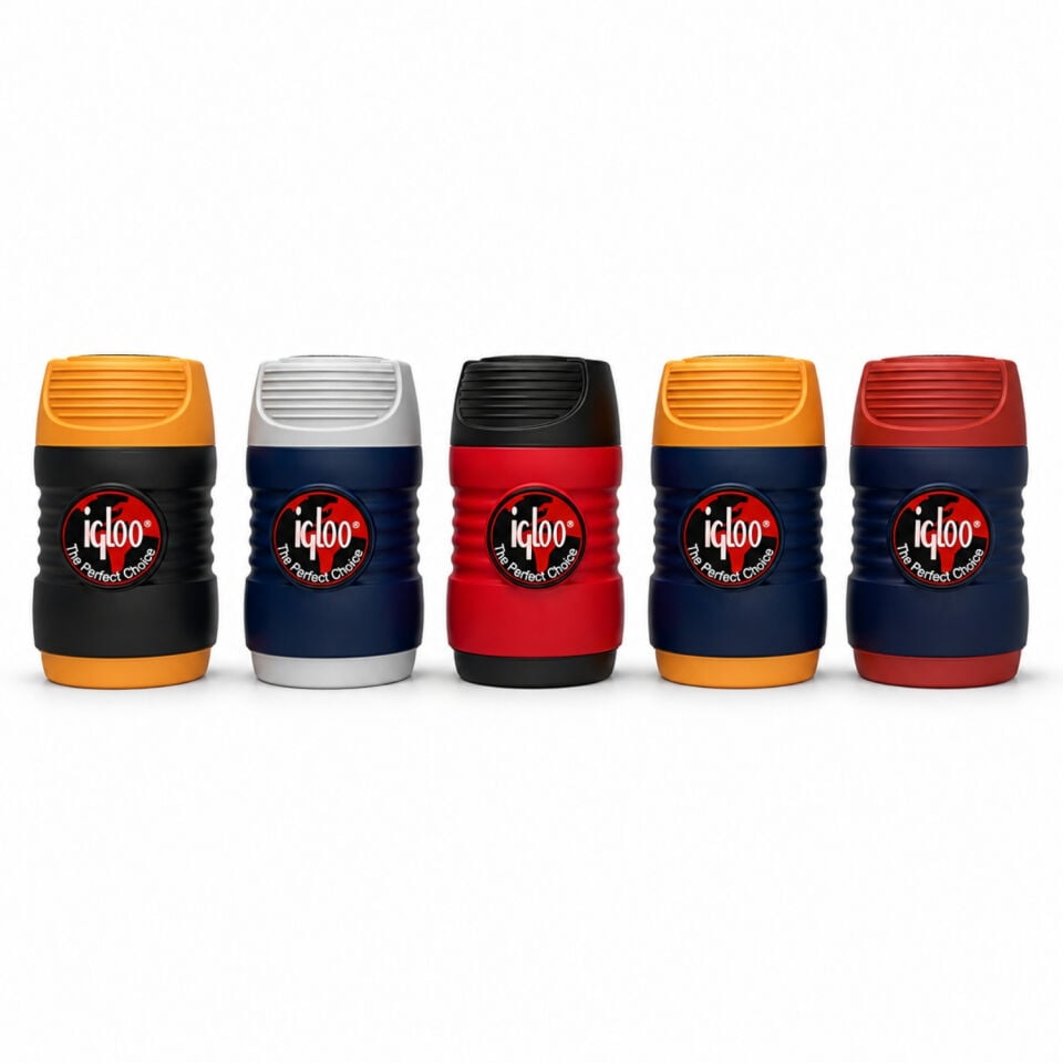 Cam Yemek Termosu - Isı Yalıtımlı - Igloo - 600 ml - Sarı/Lacivert - 200385