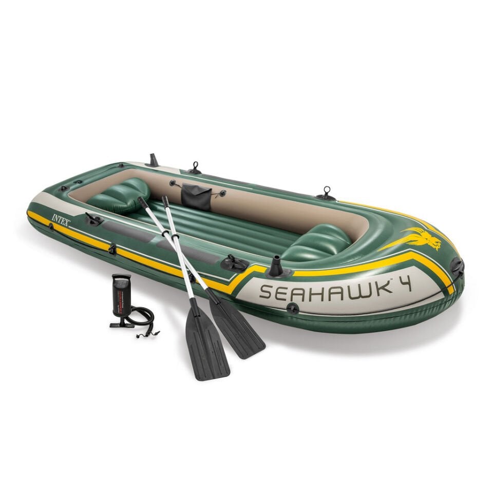 Şişme Bot Seti - Intex - Seahawk 4 - 351cm - 4 Kişilik (68351)