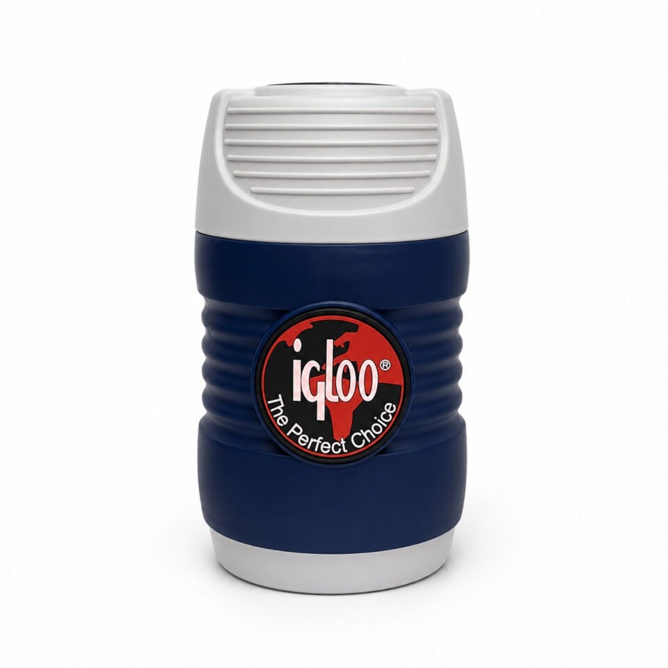 Cam Yemek Termosu - Isı Yalıtımlı - Igloo - 600 ml - Gri/Lacivert - 200385