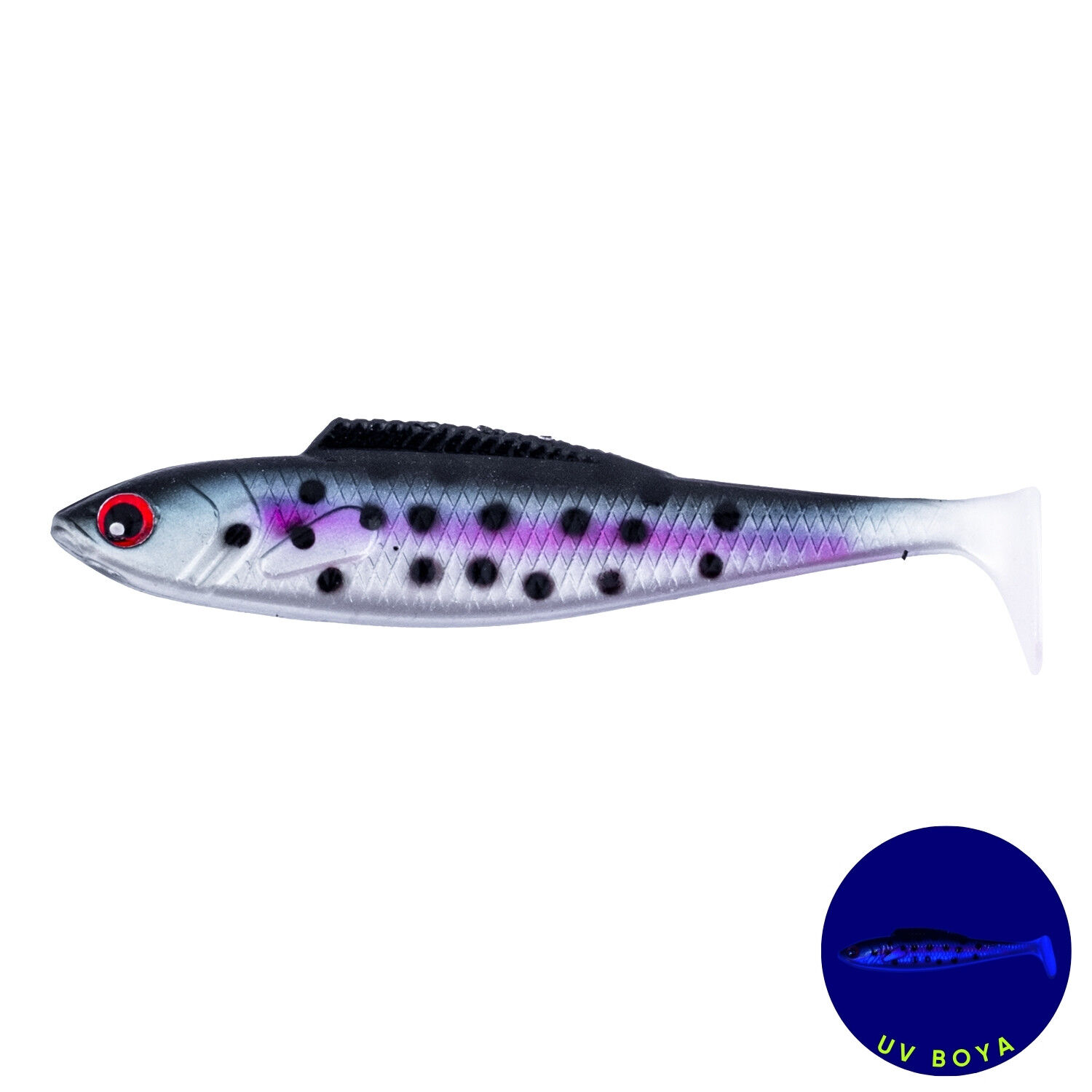 Silikon Balık - 4,5g 85mm - Fishack PredatorX - UV Boyalı - Vibe