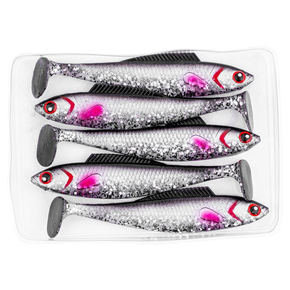 Silikon Balık - 4,5g 85mm - Fishack PredatorX - UV Boyalı - Ghosty