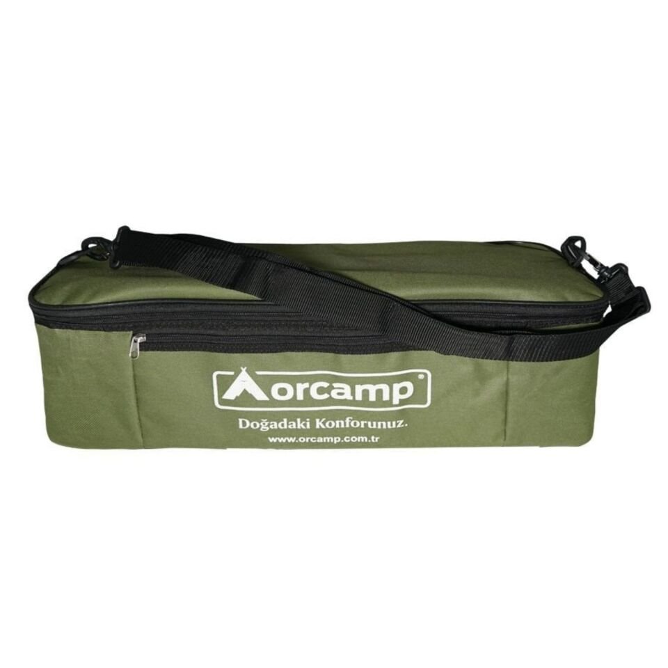 Katlanabilir Ayaklı İkili Yer Tipi Kamp Ocak - Çantalı (K-629)