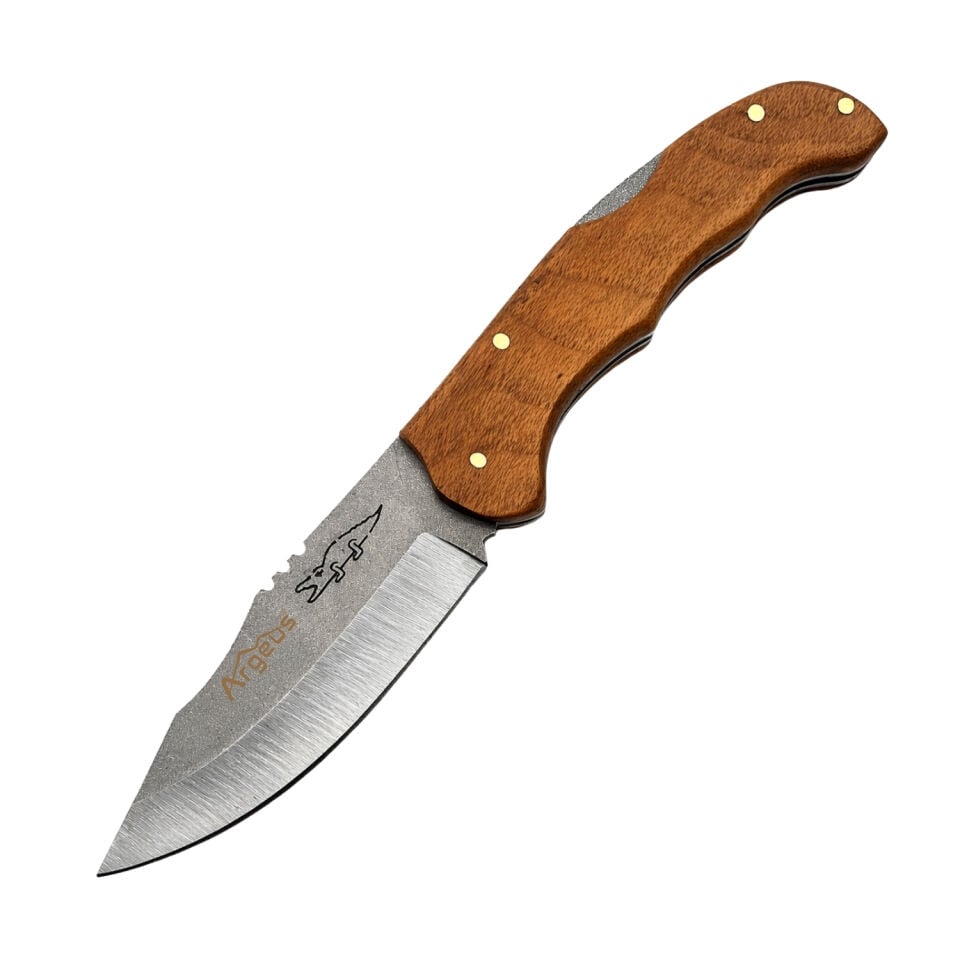 Katlanır Cep Çakısı - Argeus - Ahşap Saplı - Model 8