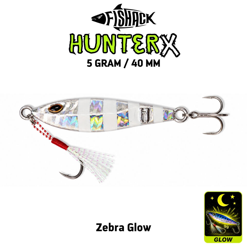 3'lü Metal Jig Yem Seti - Fishack Hunterx - 5g 40mm