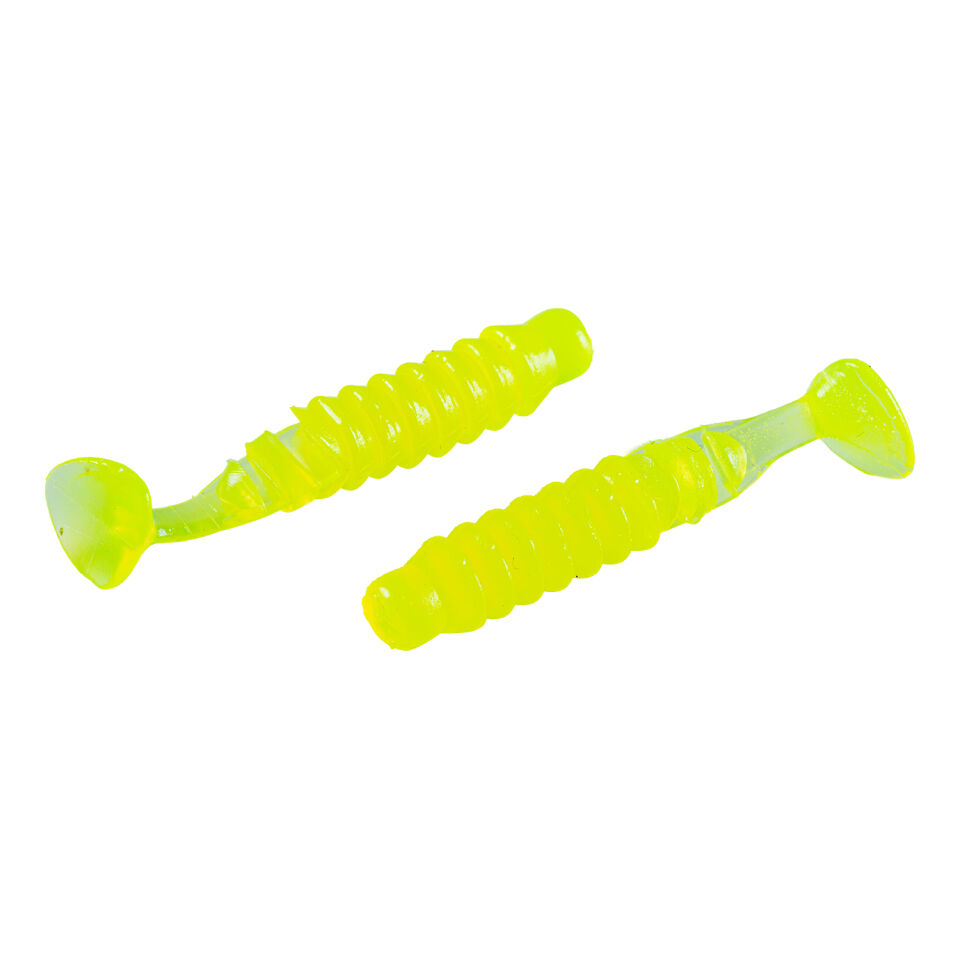 Silikon Kurt Yem - 1,5g 45mm - Fishack - 10 Adet - UV Silikon - Fluo Green