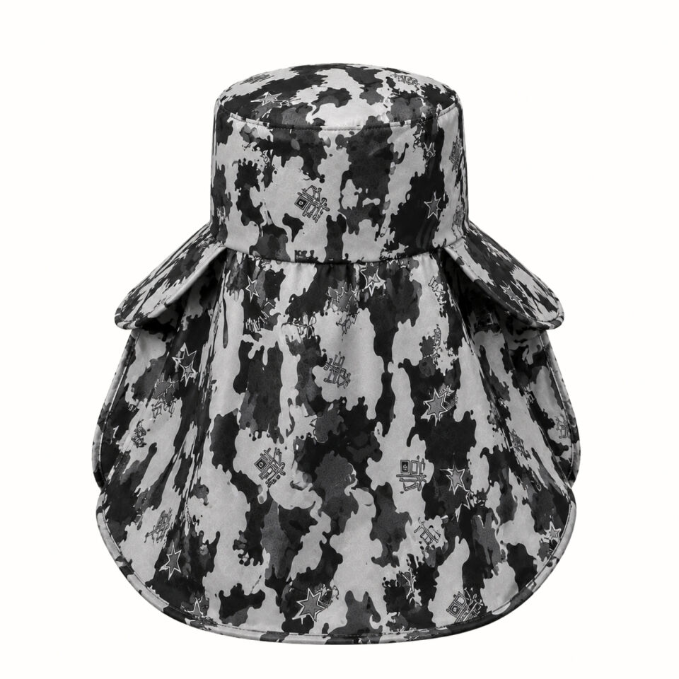 Ense Korumalı Outdoor Şapka - Maskeli - Kamuflaj (M-5)- Savex