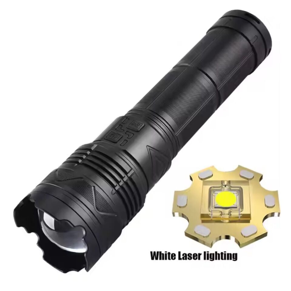 Şarj Edilebilir El Feneri - Wison - 6000 Lümen - 60 Watt