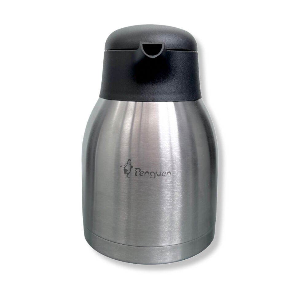 Sürahi Çay Termosu - 1,5 LT - Çift Kat Çelik - Penguen (PNG-1150P)